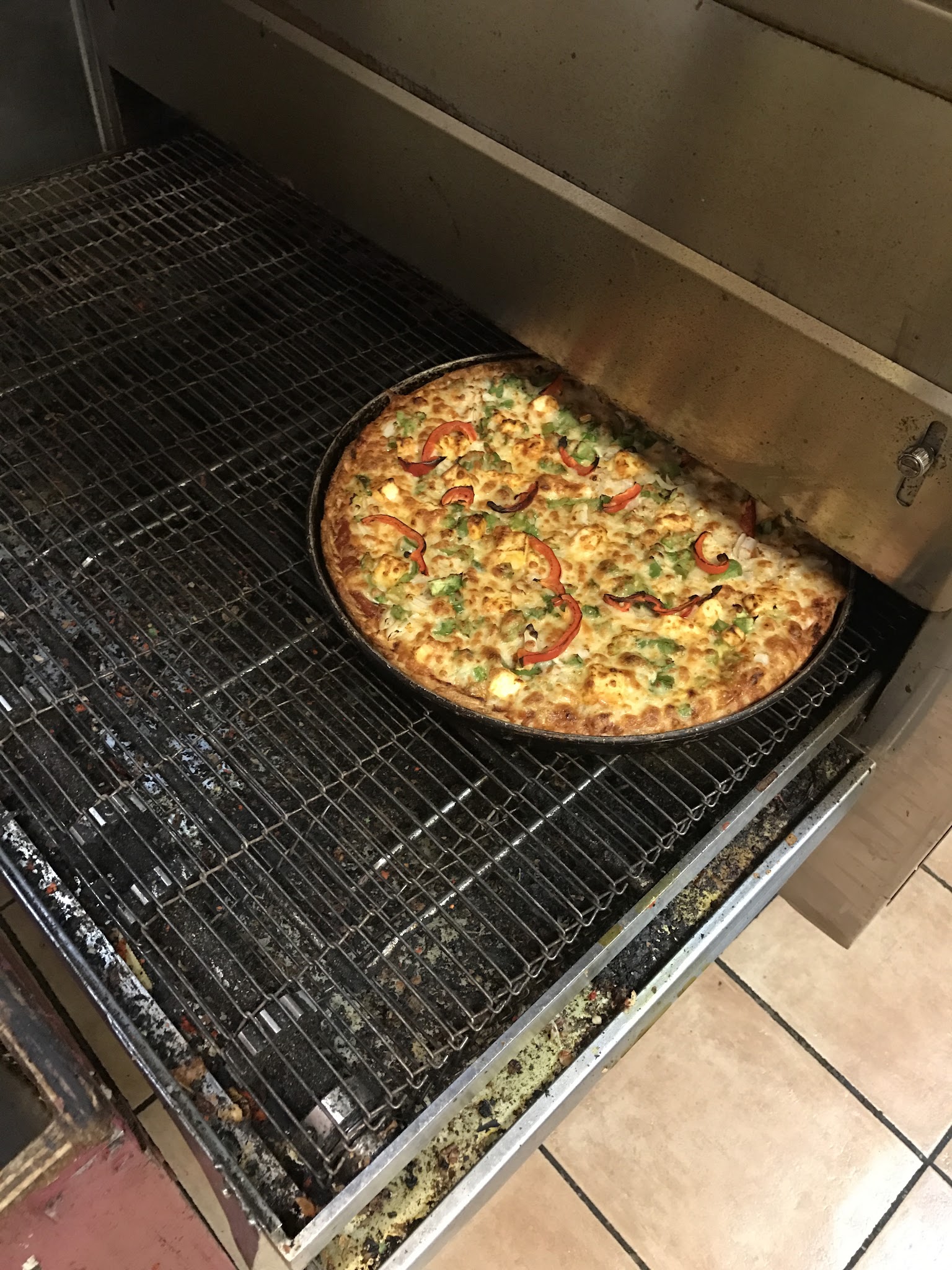 Nonstop pizza and Indian cuisine