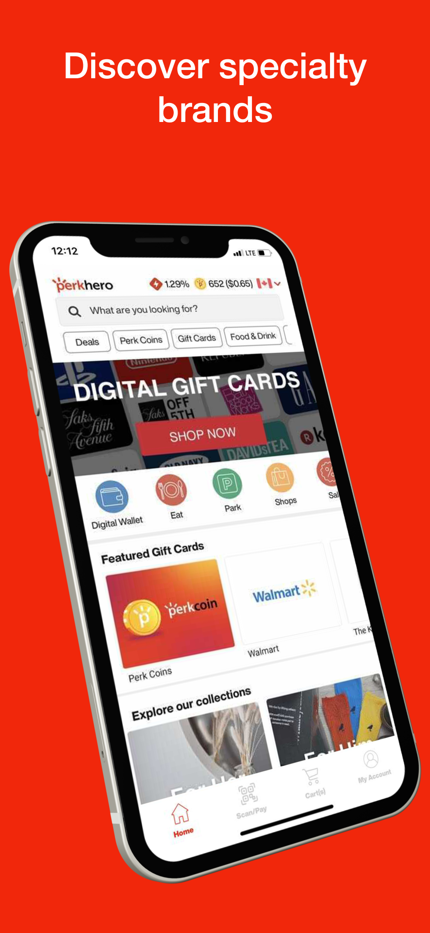 Perk Hero | Digital Dine-in and Custom Branded Apps