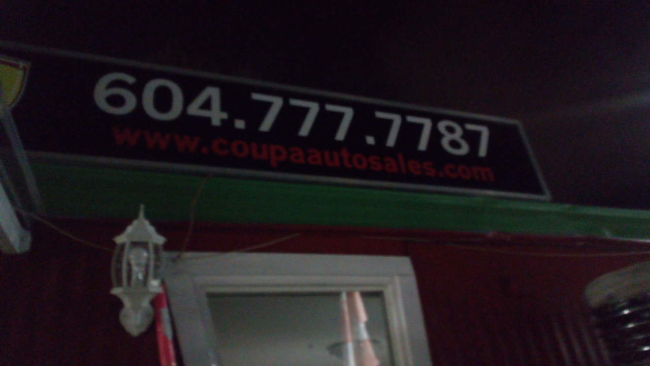 Coupa Auto Sales Ltd.