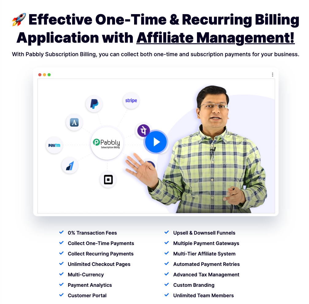Pabbly Subscription Billing Lifetime Deal: A Chargebee Alternative