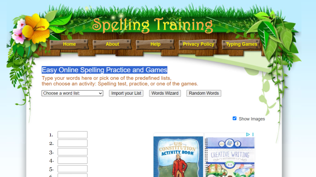 Spelling Training