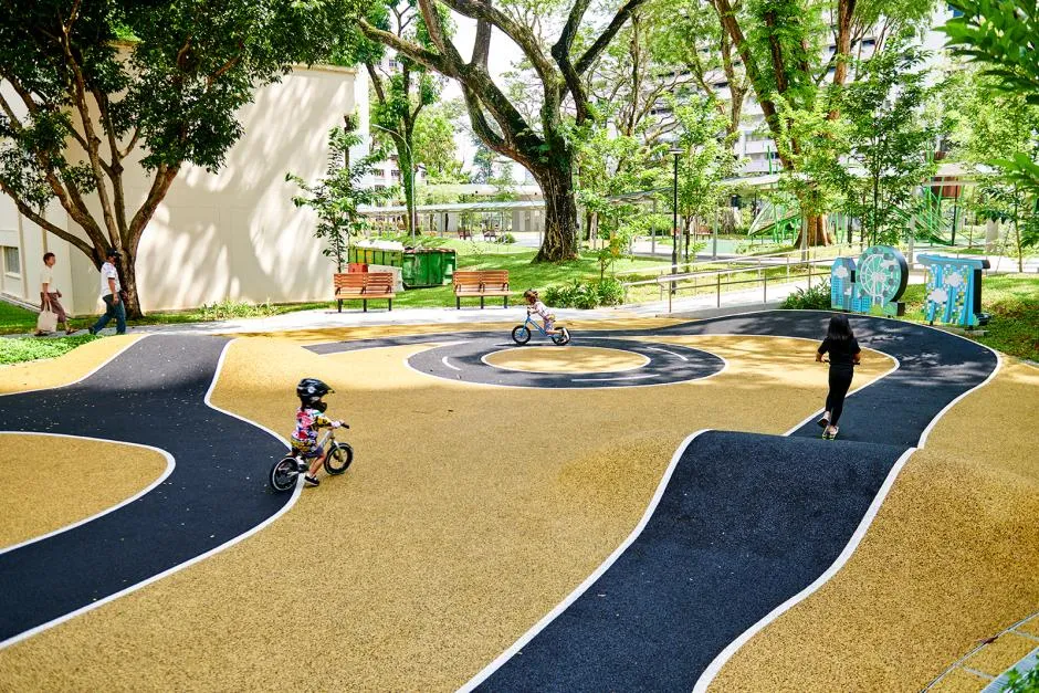 Play @ Heights Park - First Rolling Bridge Playground + Free Waterpark