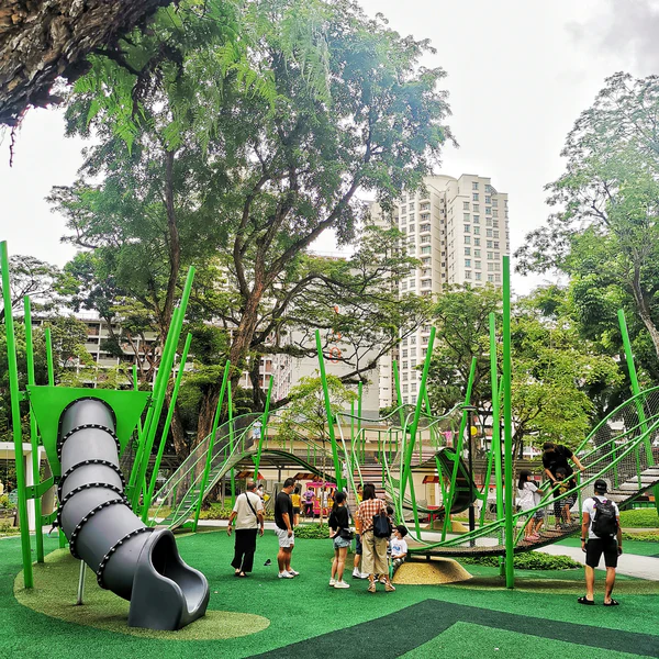 Play @ Heights Park - First Rolling Bridge Playground + Free Waterpark