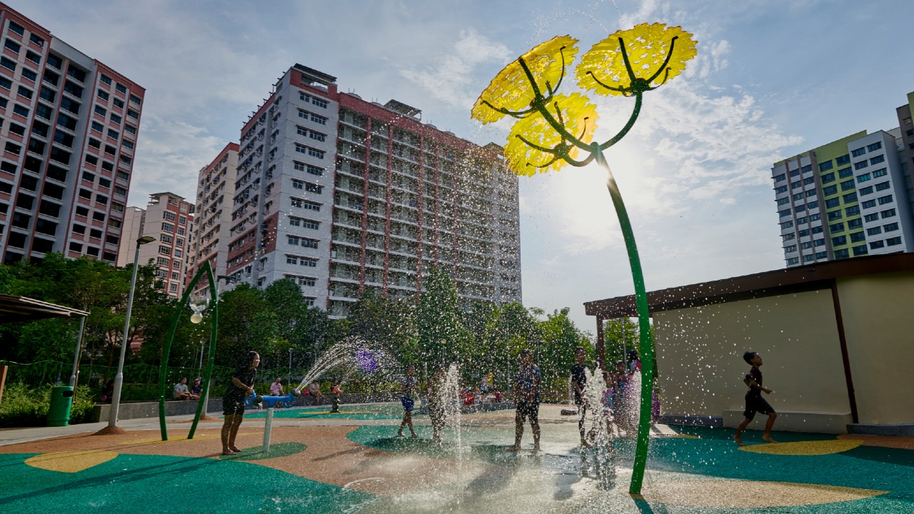 Buangkok Square Park Water Park - Dry+Wet Play areas available