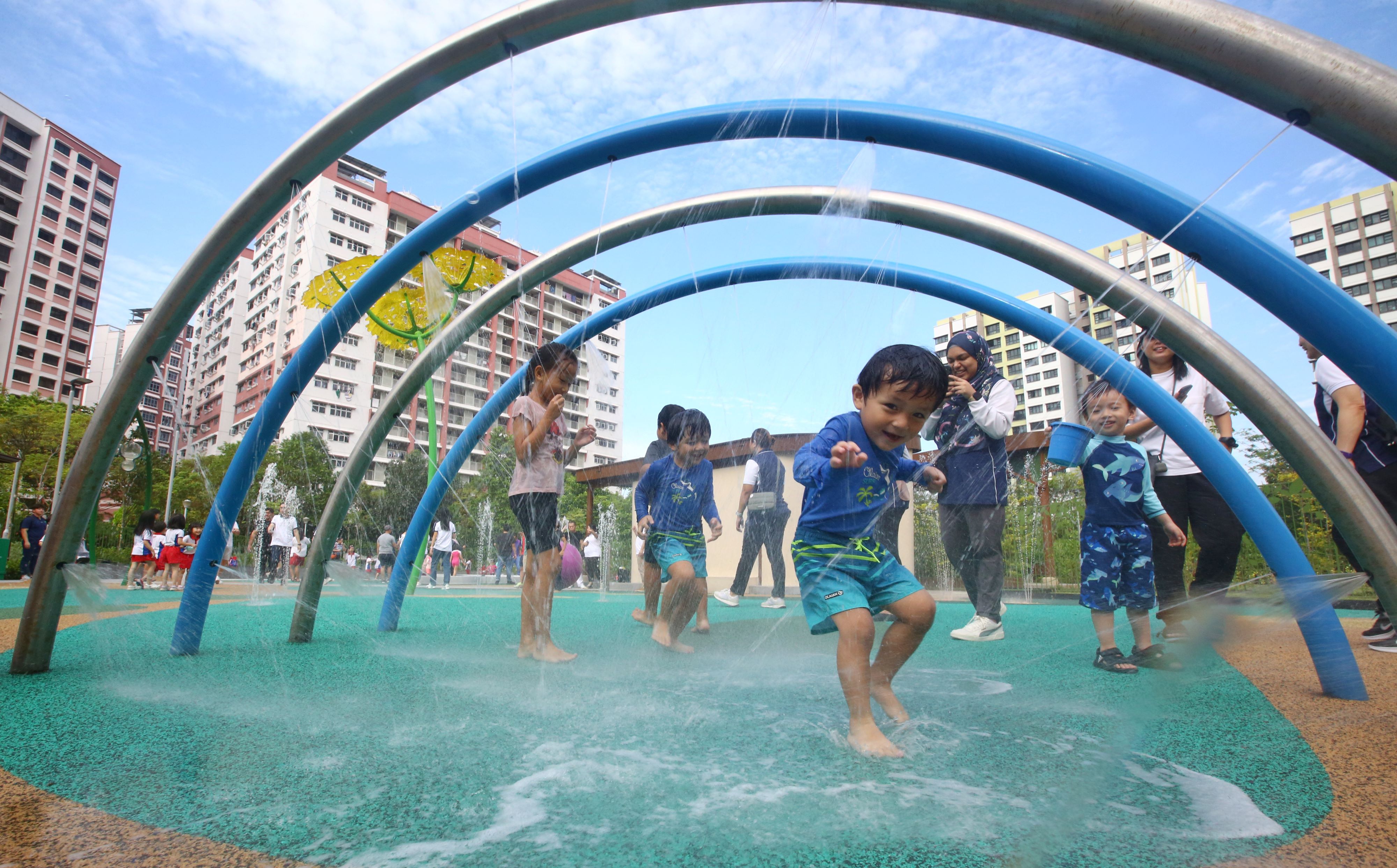 Buangkok Square Park Water Park - Dry+Wet Play areas available