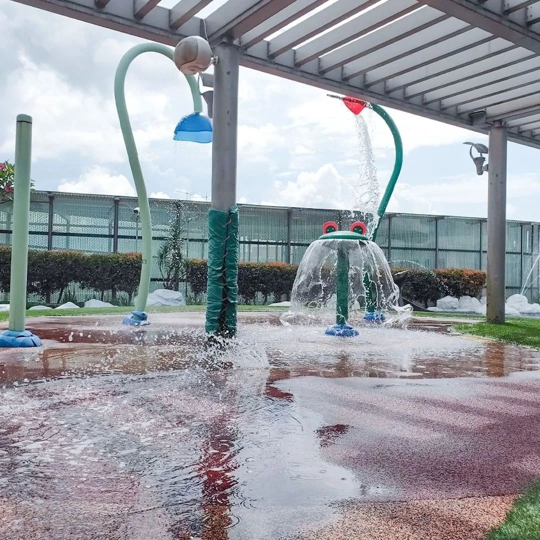 Tampines 1 Water Playground - Fun Waterplay Park with Slides