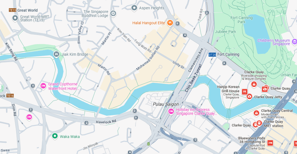 Clarke Quay to Great World – Family-Friendly Cycling Route with Anywheel