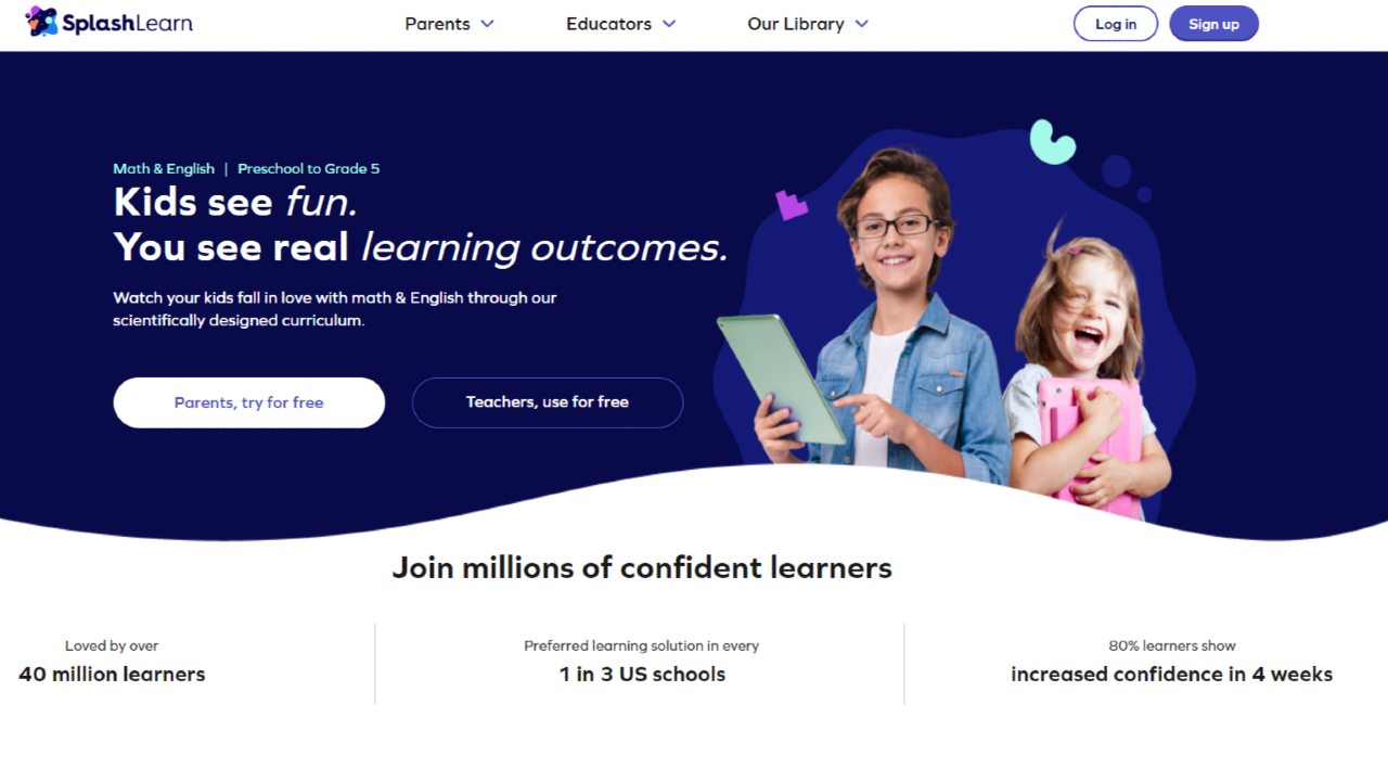 SplashLearn: Fun Math & English Program