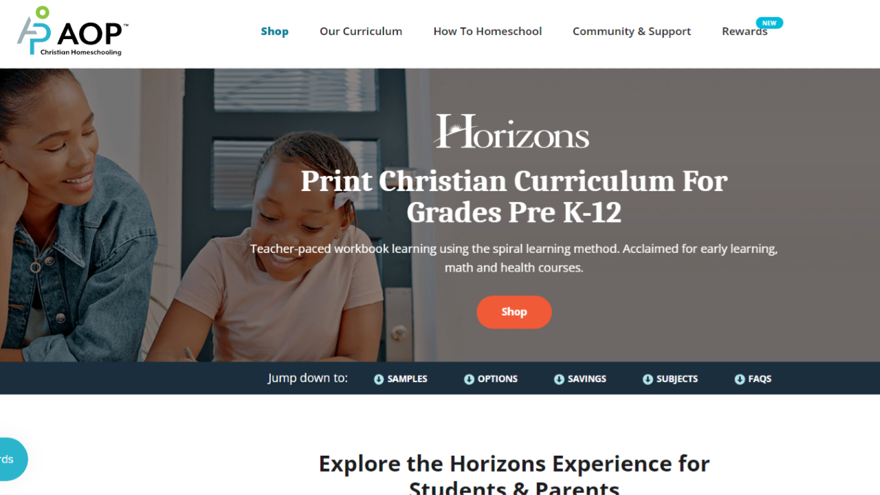 Horizons Homeschool Curriculum