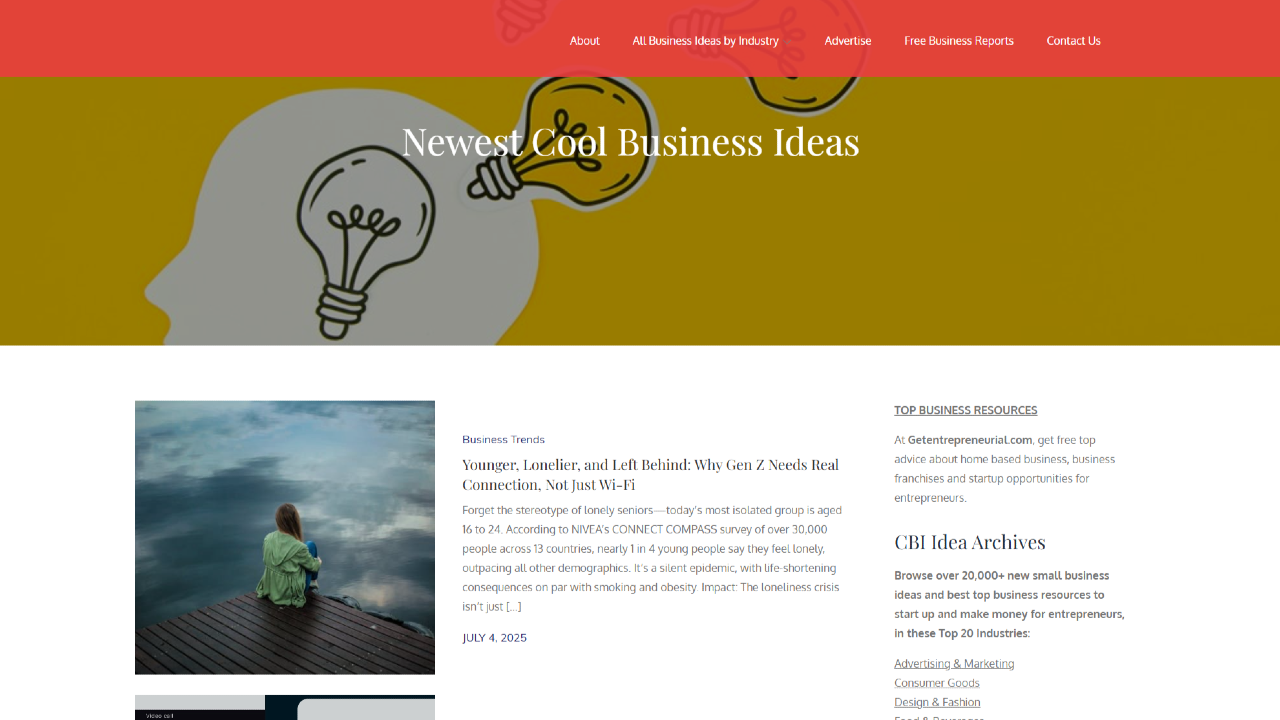 Cool Business Ideas to Start in 2025