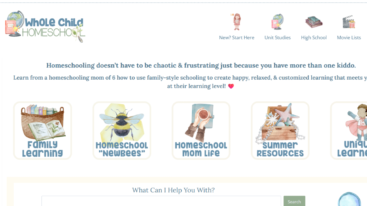 Whole Child Homeschool