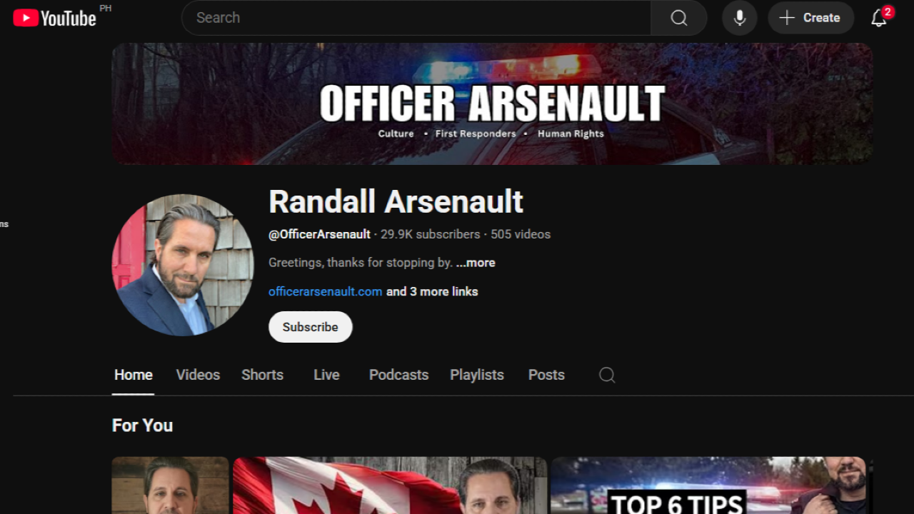 Officer Randall Arsenault | Law Enforcement