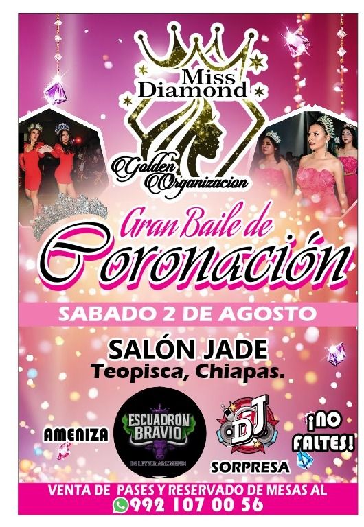 Calendario de eventos locales para Teopisca y áreas aledañas...