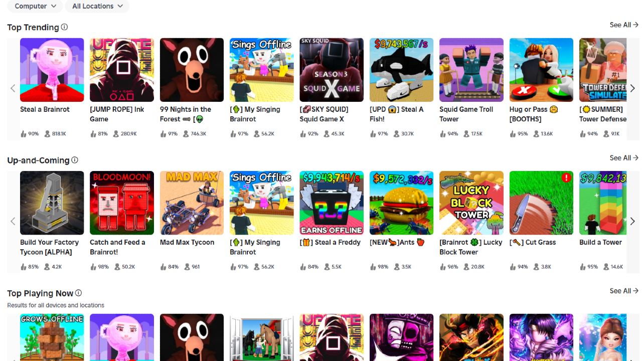 🗂️ Roblox Trends Directory