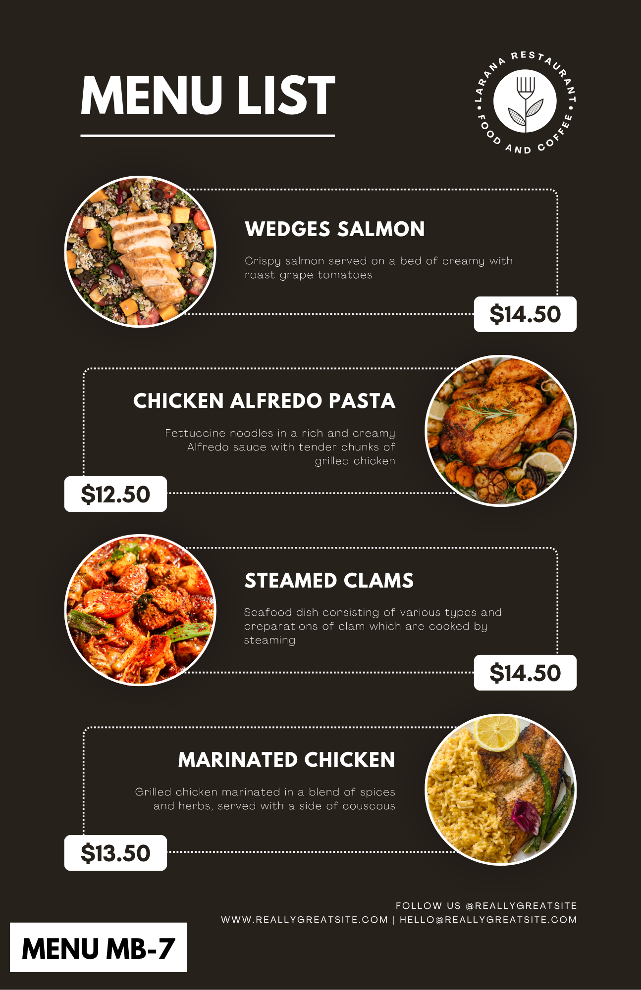 SERVICIO DE IMPRESIÓN Y DISEÑO DE MENÚS $199