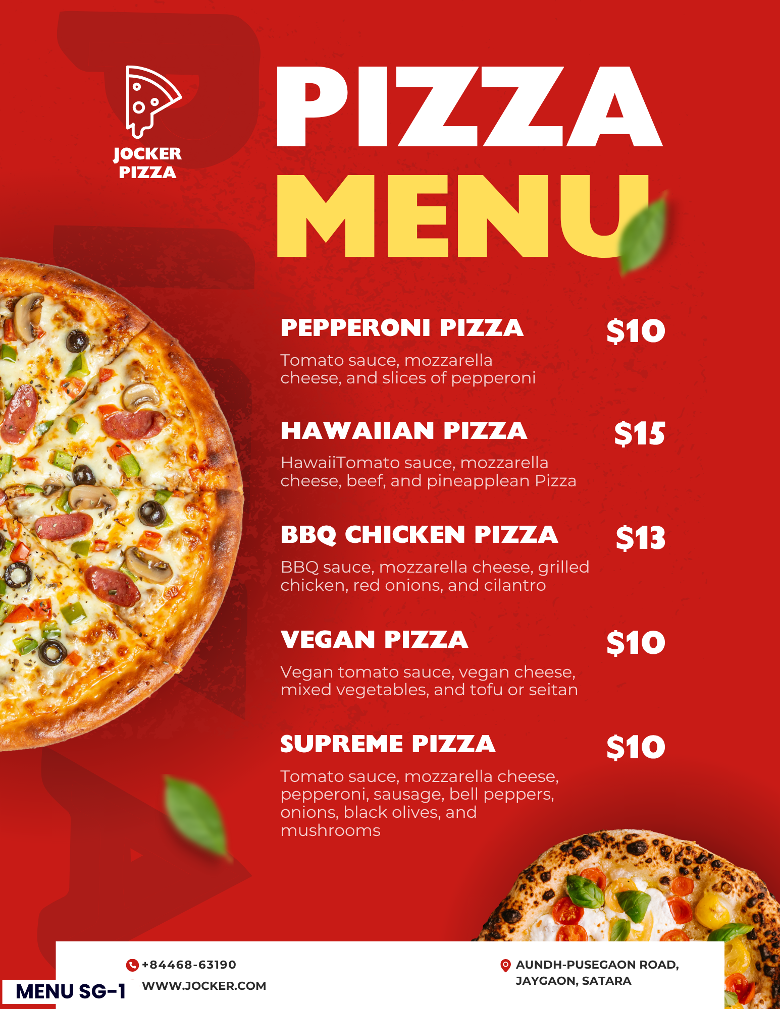 SERVICIO DE IMPRESIÓN Y DISEÑO DE MENÚS $199