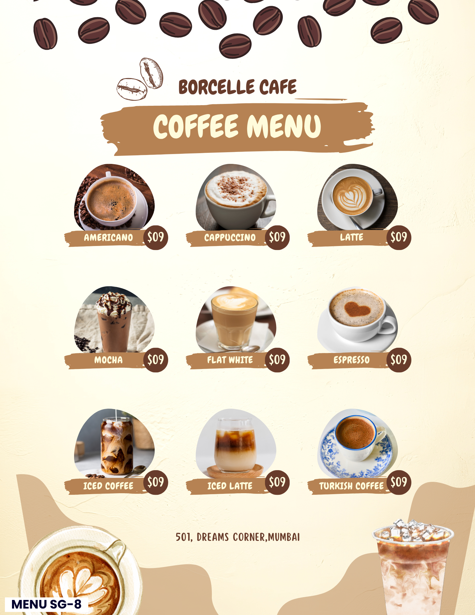 SERVICIO DE IMPRESIÓN Y DISEÑO DE MENÚS $199