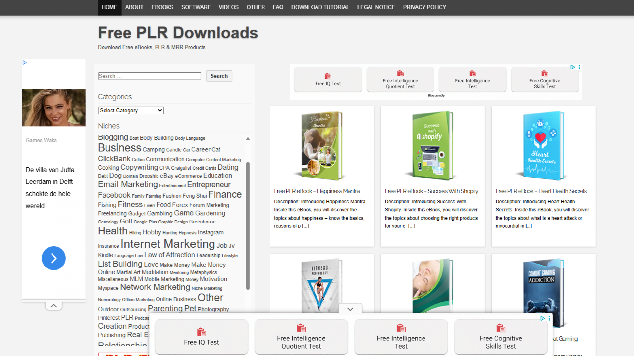 Free PLR Downloads