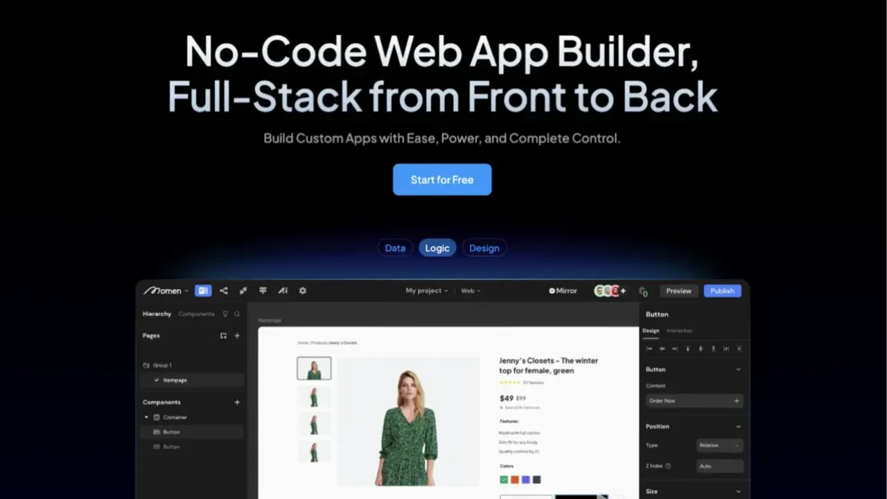 Momen | Build Apps & AI Agents Without Code
