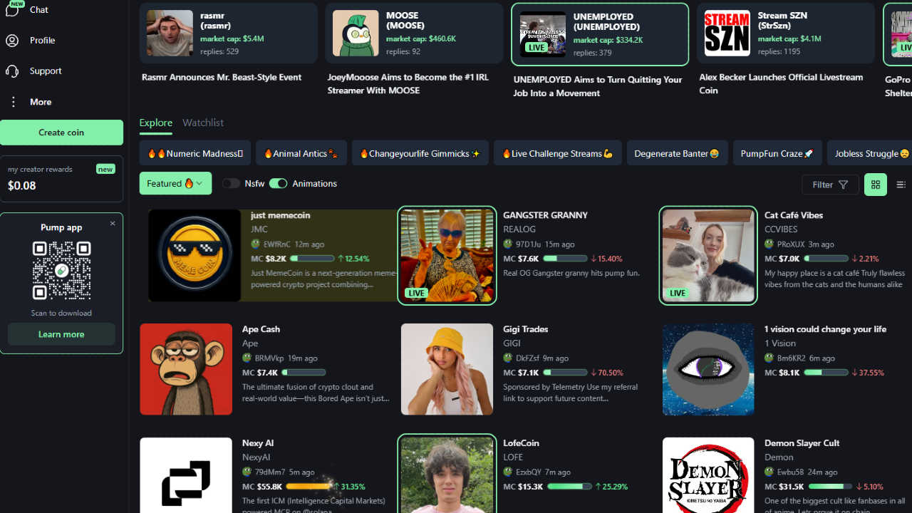 Bloomberg Terminal for Memes - PumpFun