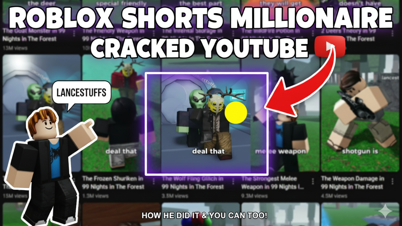 Faceless YouTube Niche: How LanceStuffs Scaled Roblox Shorts to 1M+ Subscribers and $916K/Month