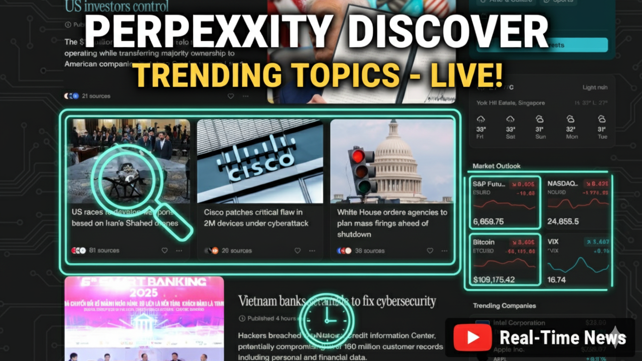 Perplexity Discover – Real-Time Trending Topics Tracker for Viral Content