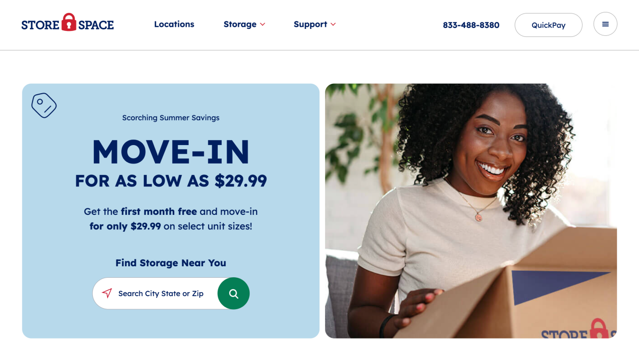 Store Space | Self Storage Tampa