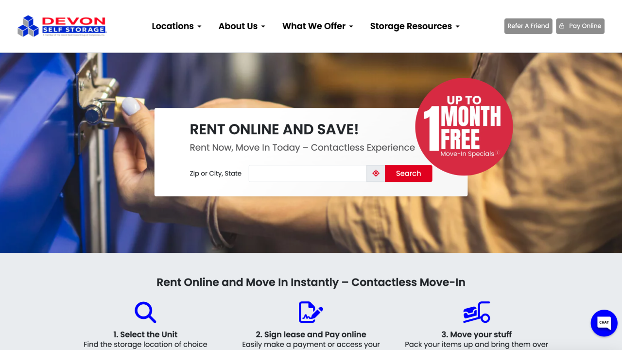 Devon Self Storage | Tampa, FL