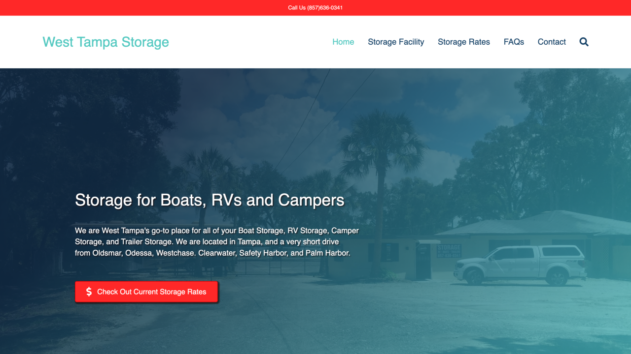 Tampa Boat and RV Storage