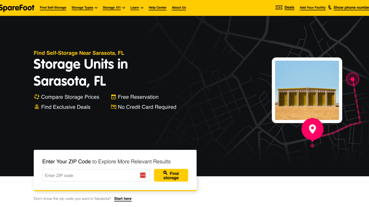 Sparefoot Self-Storage Sarasota