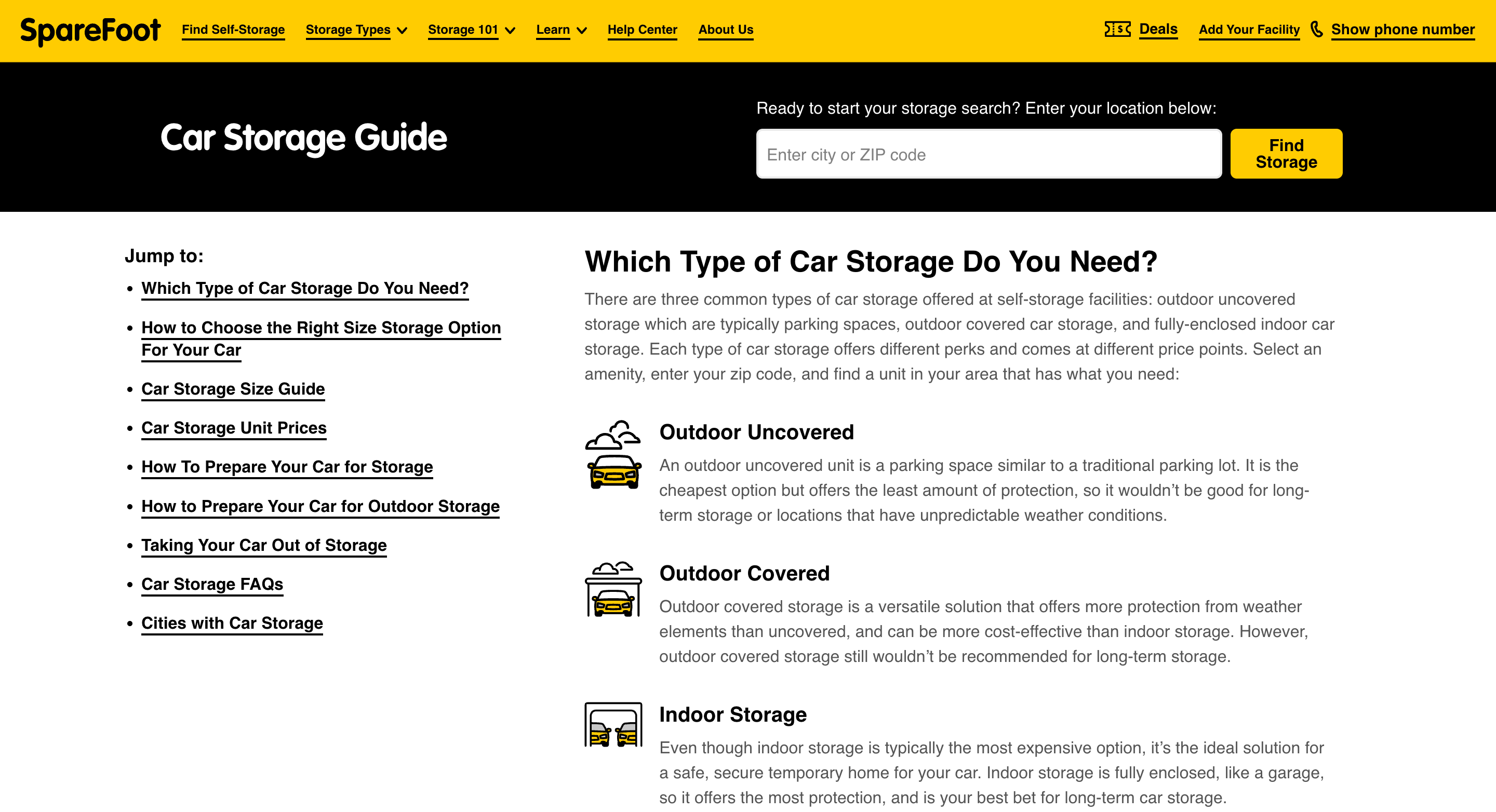 Sparefoot Self-Storage Sarasota