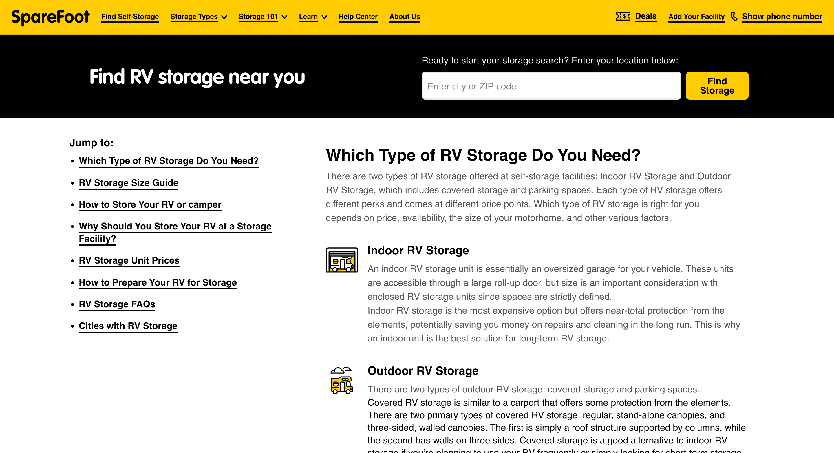 Sparefoot Self-Storage Sarasota