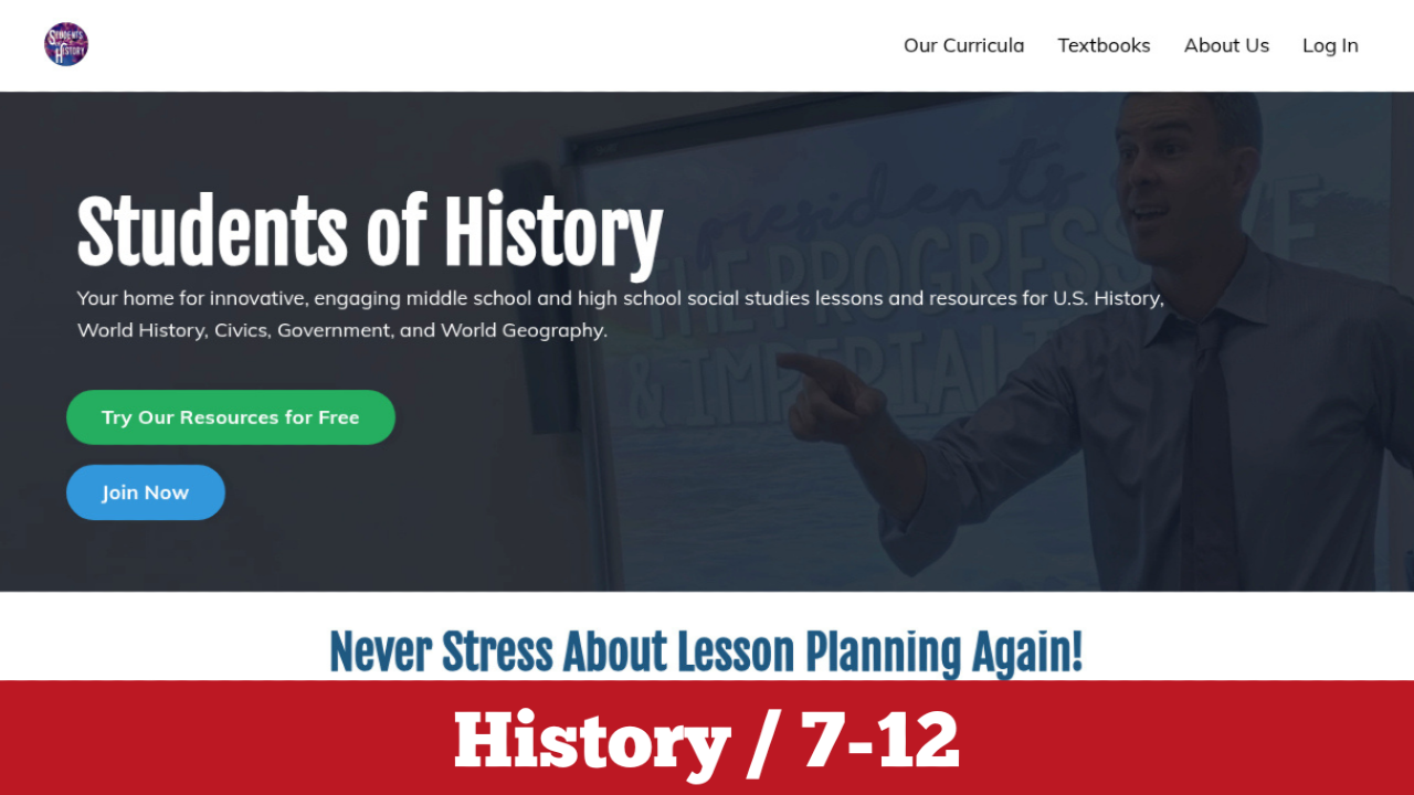 Students of History Teaching Resources