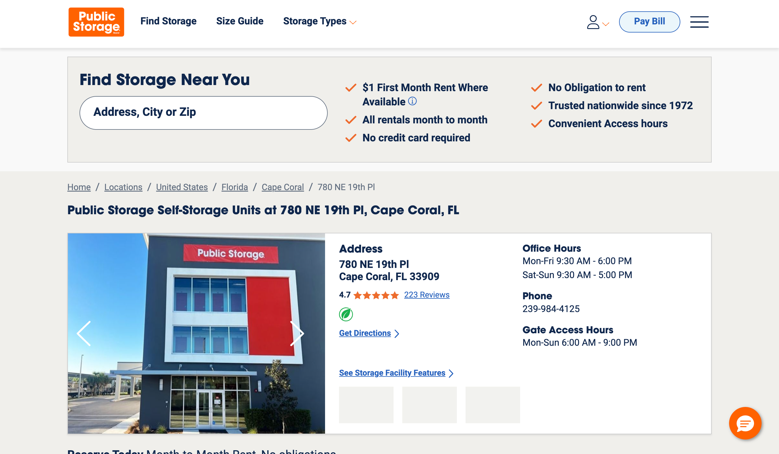 Public Storage | Cape Coral