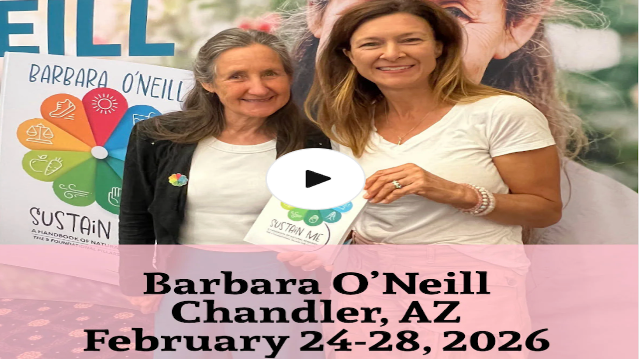 AZ Queen Bee Presents Barbara O'Neill Lecture Series Event | Feb 24-28, 2026 - Chandler