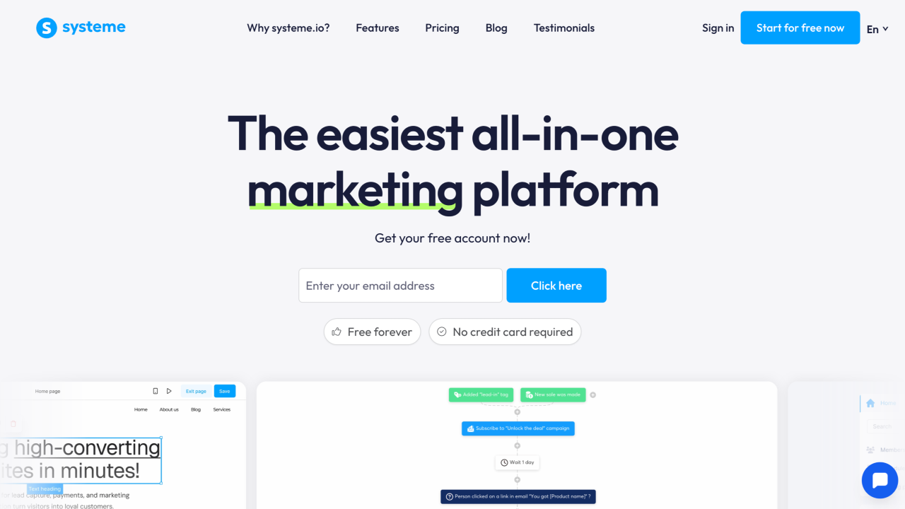 Systeme.io: All-in-One Marketing Made Simple for Beginners and Growing Businesses