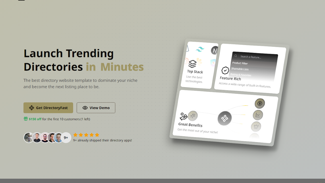 DirectoryFast - Launch Your Directory, Start Earning