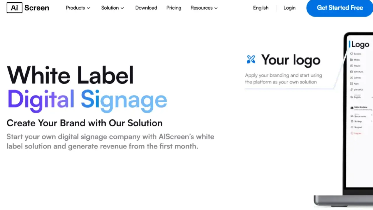 AIScreen AI Digital Signage