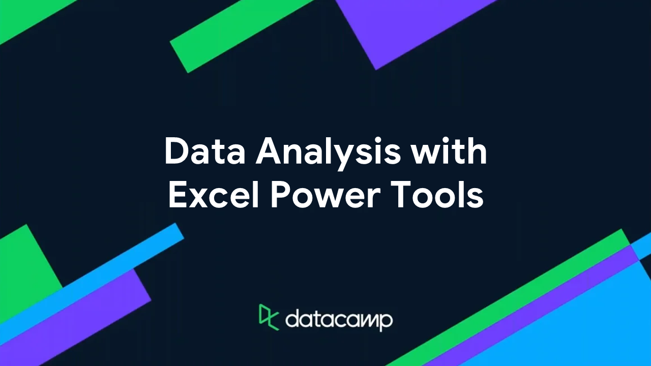 Data Analysis with Excel Power Tools