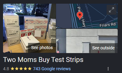 Two Moms Buy Test Strips