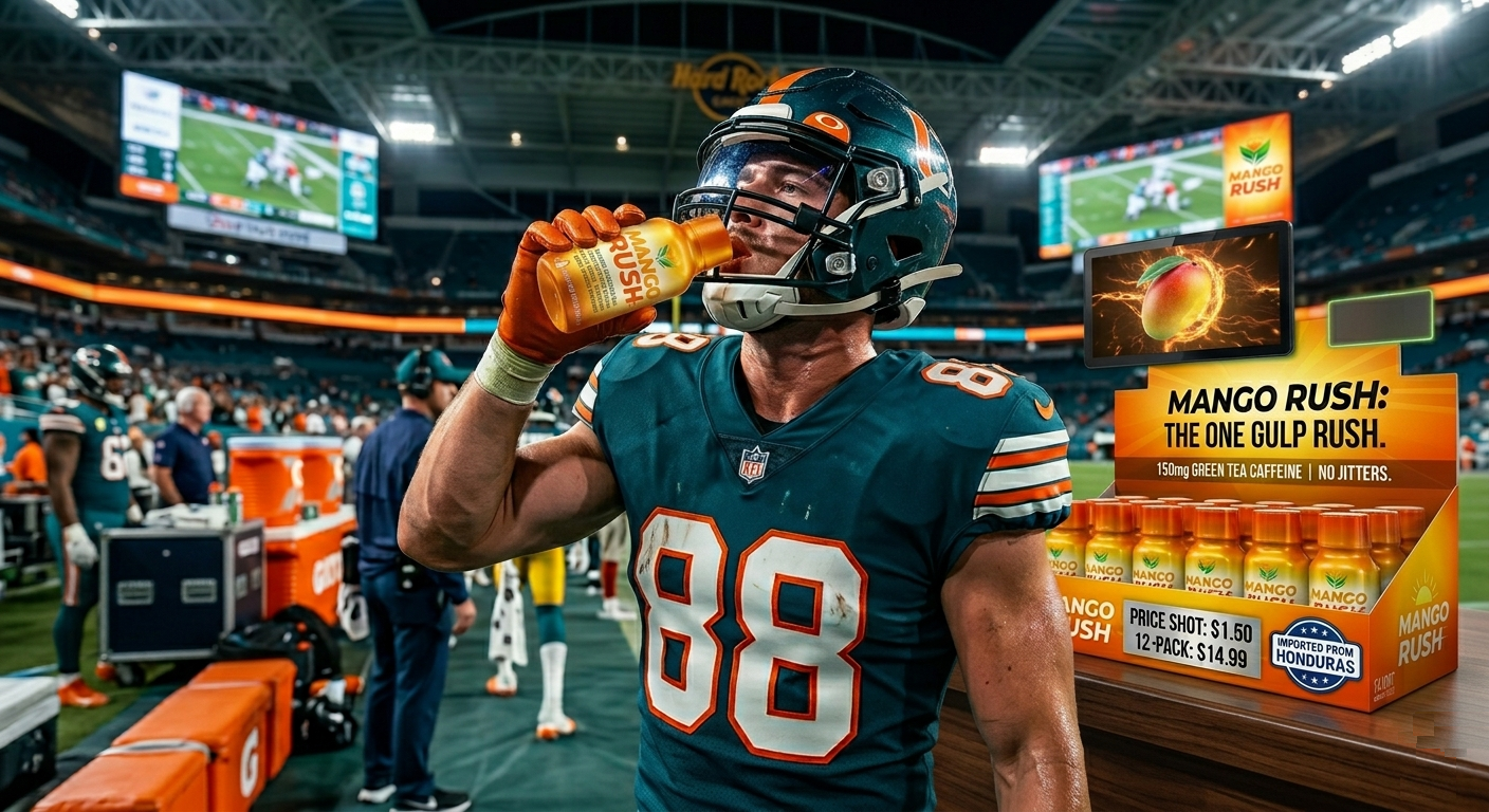 MangoRush | Natural Mango Energy Shot | Series A $9M | US & Latin America