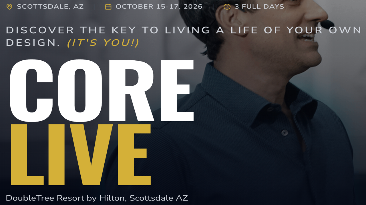 CORE LIVE 2026 | Oct 15-17, 2026 - Scottsdale, AZ