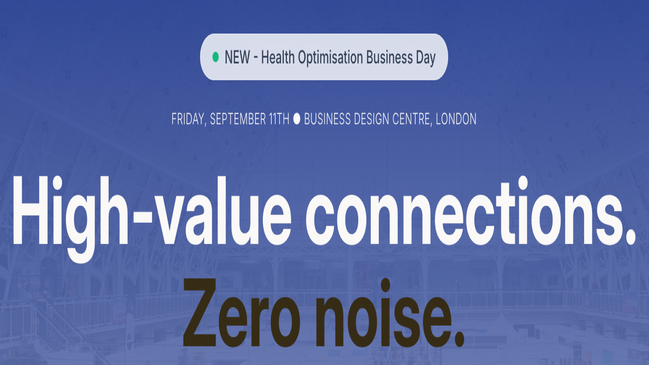 Health Optimisation Business Day | Sep 11, 2026 - London