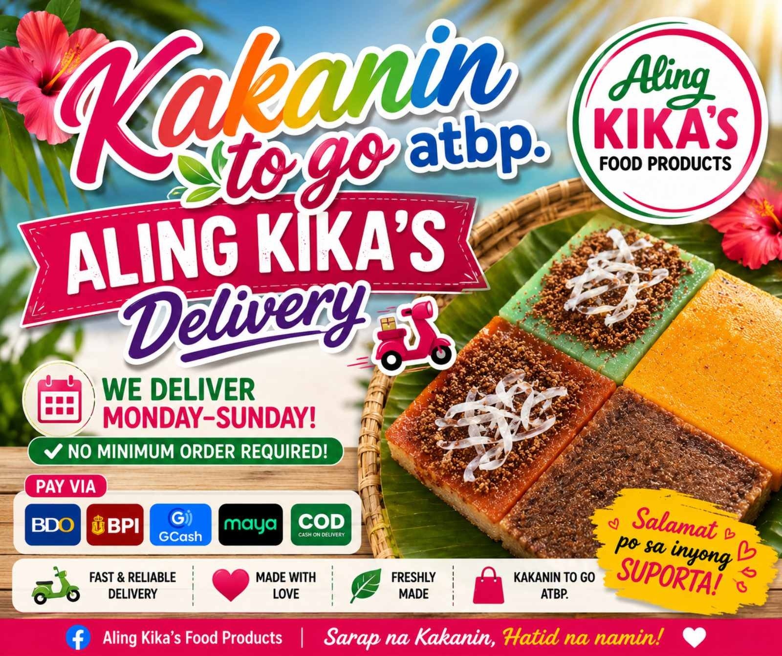 Kakanin To Go Atbp - Aling Kika's Trusted Delivery Service | Cainta
