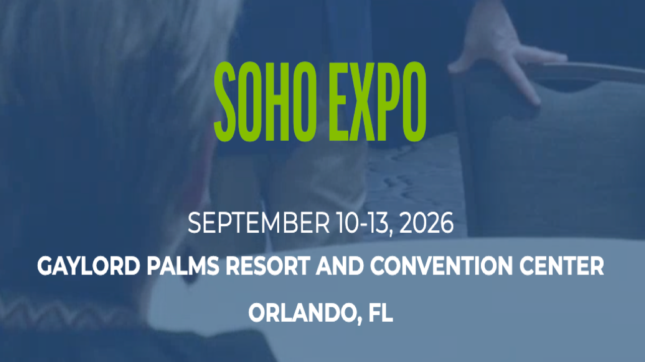 SOHO Expo 2026 | Sep 10-13, 2026 - Orlando, FL