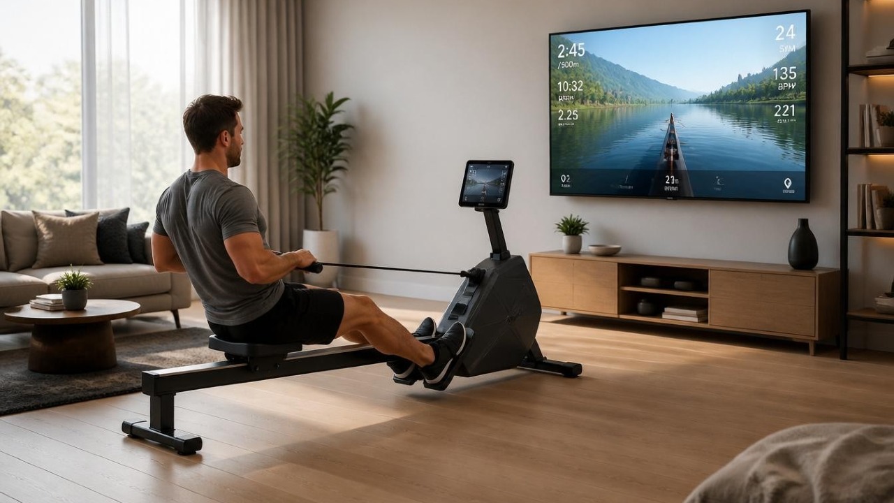 Merach R15 Self-Powered Electromagnetic Rowing Machine
