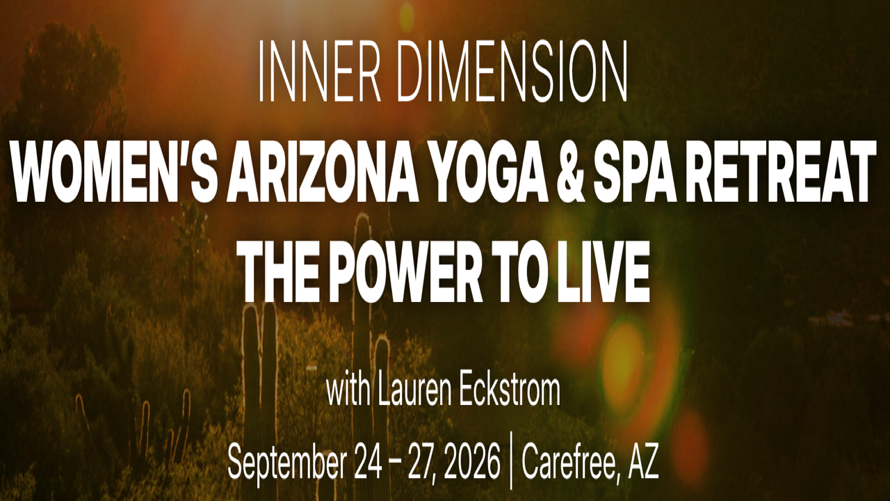 Women's Arizona Yoga & Spa Retreat | Sep 24-27, 2026 - Carefree, AZ