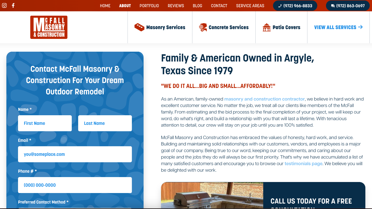 Mcfall Masonry And Construction
