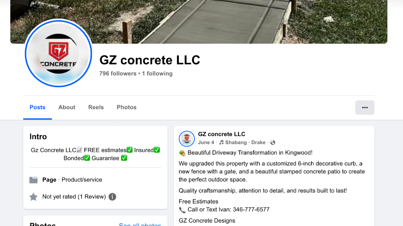 GZ concrete professional concrete services