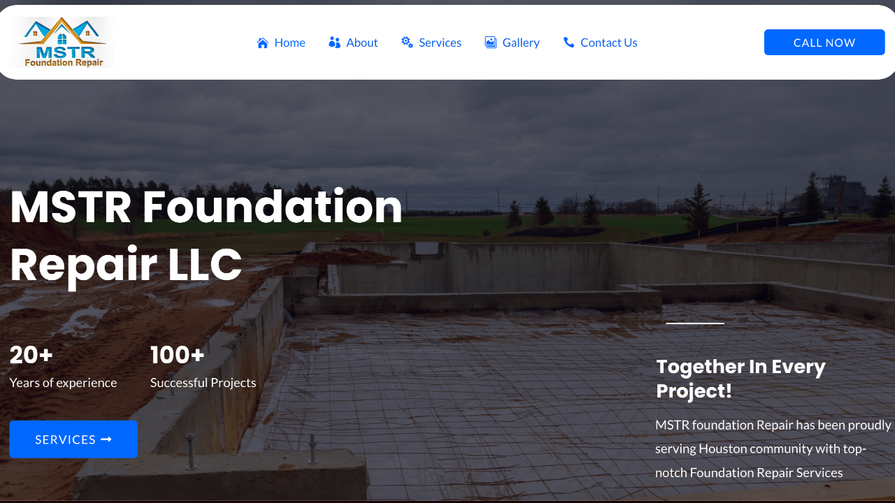 MSTR Foundation Repair professional foundation repair services
